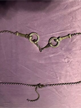 Kelly Herd Equestrian Bit Link Necklace - Women's Fashion Chain